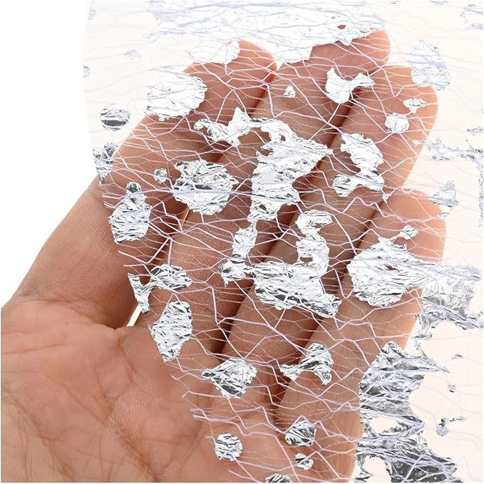 Disposable Silver Placemats Set of 50 Metallic Thin Round 13 Inch Silver Doilies Mesh Pressed Fall Table Placemates 50 Pack Charger Plates for Wedding, Birthday Party