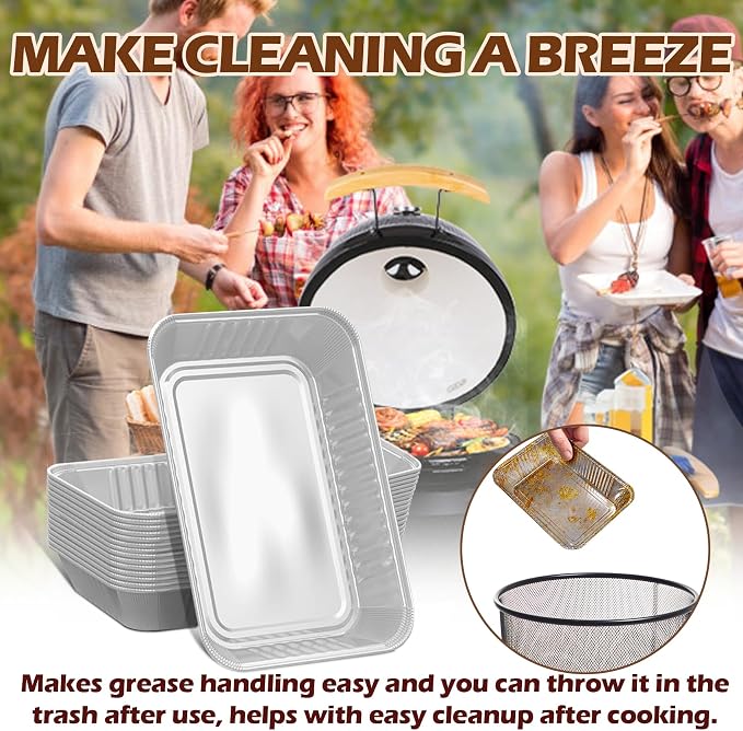 93305 Grease Catch Pan for Weber Genesis II & Spirit Grill Drip Pan with 10 Pack 6415 Foil Grease Tray Liners for Weber Genesis II e-310/315/330/335 & Spirit e-210/220/310/320/330#83156