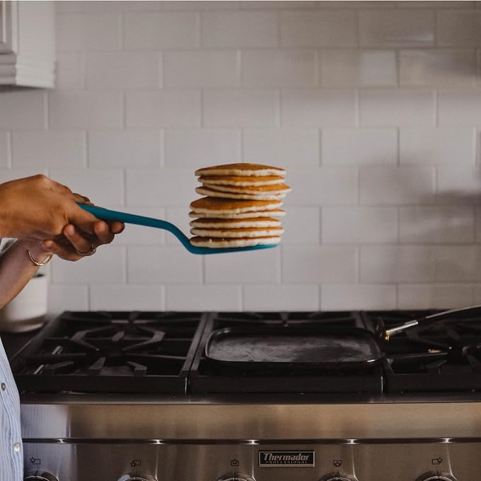 GIR: Get It Right Premium Silicone Spatula Turner - Non-Stick Heat Resistant Flip Spatula for Pancakes, Eggs, Cooking, Baking, and Mixing | Ultimate-13 IN IN, Navy