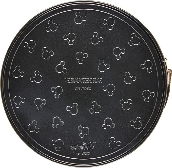 Farberware Disney Bake with Mickey Mouse Nonstick Springform Baking Pan/Nonstick Springform Cake Pan/Nonstick Cheesecake Pan, Round, 9 Inch Non Stick Bakeware Pan - Black
