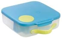 b.box Lunch Box, 8.5 Cup Bento Box for All Ages, Snack Box, Food Containers | Lunch Box Kids + Adults, Lunch Containers, 4 Compartments, Leak Proof, Dishwasher Safe, BPA Free, PFAS Free — Ocean Breeze