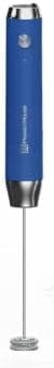 Maestri House Rechargeable Milk Frother with Stand, LunaFro Handheld Foam Maker for Lattes & Cappuccino, Christmas Gift for Coffee Lovers, Midnight Blue