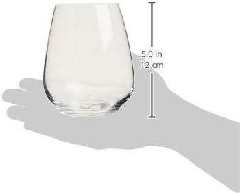 Luigi Bormioli Atelier Stemless Cabernet Wine Glass 23-1/4-Ounce, Set of 6