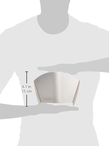 New Metro Design PC-10 Pouring Chute Compatible with KitchenAid Stand Mixer with Stainless Steel Bowl, Silver