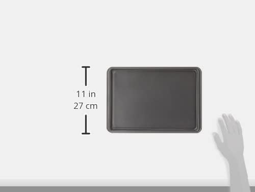 GoodCook Everyday Nonstick Baking Sheet Set, 3 Pack Includes Small (13×9) Medium (15×1) and Large (17×11) Pans Carbon Steel Construction Cookie Sheets Bakeware Set, Gray