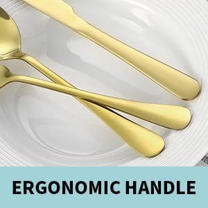 65PCS Gold Silverware Set for 10 with Flatware Drawer Organizer, Stainless Steel Cutlery Set with Steak Knives, Include Spoons and Forks Set & Serving Utensils, Mirror Polished, Dishwasher Safe