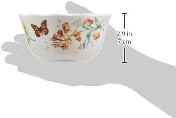 Lenox Butterfly Meadow Melamine All-Purpose Bowls, Salad Bowl Set for 4 | lightweight, bpa-free, dishwasher safe | versatile for cereal, soup, or salad | multi-purpose bowl | 16oz capacity