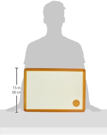 Mrs. Anderson's Baking Non-Stick Silicone Baking Mat - Reusable Oven Liner & Pastry Mat - For Breads, Cookies, Roasting & More - Baker’s Essentials - Heat-Resistant to 480°F - Big Baking Mat