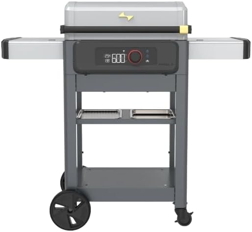 Current® Model G Smart Electric Griddle, Flat Top, Moon Dust | Apartment-Friendly and Weather-Resistant; App-Connected Control from 200°F to 600°F for BBQs, Searing and Roasting.