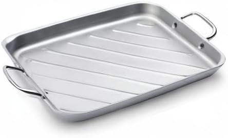 Grill Pan - 11'x15'' BBQ Grill Topper With Handles