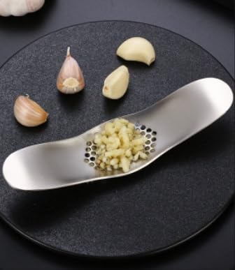Garlic Rocker Crusher Mincer Press Dishwasher Safe, Stainless Steel