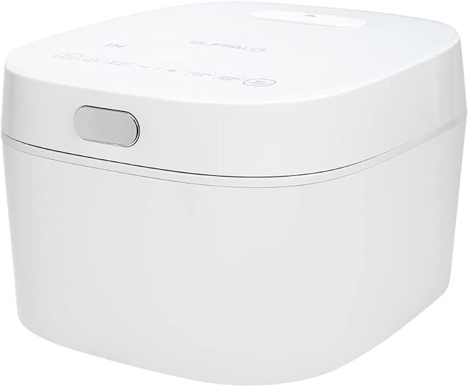 Buffalo SMART COOKER Induction Heating IH Rice Cooker and Warmer, 1 L, 5 cups of rice, Non-Coating inner pot, Efficient, Multiple function, White (5 cups) | Non-Stick 1L Electric Rice Maker, Warmer for White/Brown Rice, Grain - Easy-to-clean & Non-Coat...