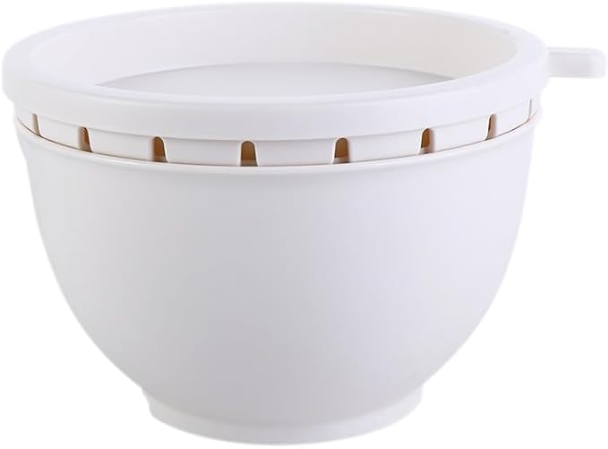 Vctitil Multi-Functional Fast Salad Cutter Bowl - Rotatable Chopping Tool Vegetable Slicer, Food Grade Material Cutting