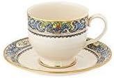 Lenox Autumn Porcelain 5-Piece Fall Dinnerware Set for 1 | ceramic, dishwasher safe | chip resistant, plates and bowls sets for kitchen and dining | 10.5 inch plate