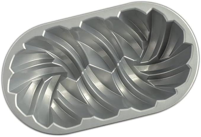 Nordic Ware Braided Loaf, 6 Cup, Gold (Pack of 3)
