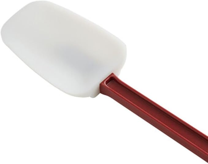 Soro Essentials- 14" Silicone Scraper Bowl Shape Heat Resistant up to 500°F- Raised Ridges Kitchen Scraper Silicone Spatula for Cooking Baking Mixing Frosting Kitchen Utensils
