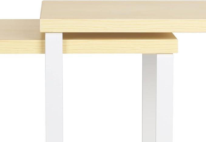 Counter Shelves Set of 4 Stackable Kitchen Cabinet Organizer Shelf and Expandable Wood Countertop Shelves for Bathroom Study Room, White | Expandable Wood Countertop Shelves, for Bathroom, Study Room, Home Office