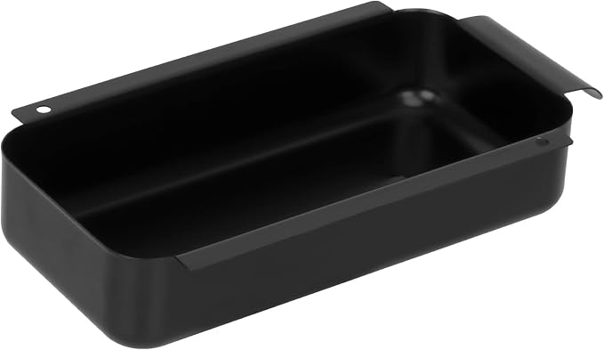 Grill Grease Pan Replacement for Char-Broil 9328812P06 G416-0015-W1 | Black Steel Grease Cup Drip Pan Accessories for Most Charbroil Gas Grills