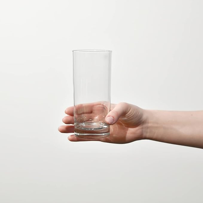 Krosno Water Glasses Set of 6, 11.8 oz, Blended Collection | Drinking Glasses, Lead-Free Crystal Glassware, Juice Glasses, Highball Glass Set, Dishwasher Safe, Made in Europe