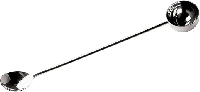 Frieling Coffee Spoon & Stirrer - 2-Tablespoon, Silver, 11-Inch Handle - Stainless Steel Measuring Scoop & French Press Stirring Spoon, Dishwasher Safe
