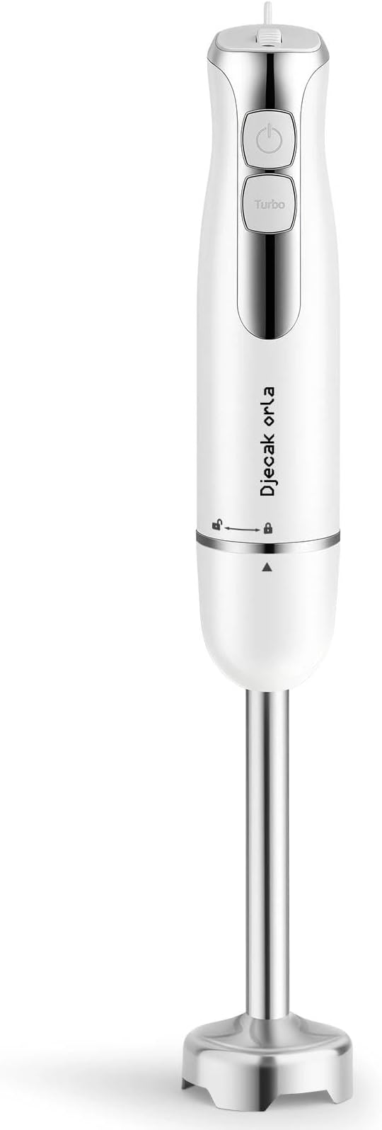 Upgraded 700W Immersion Hand Blender, White | 20 Variable Speeds, Up to 15,500 RPM Stick Mixer for Smoothies,Soup, Puree & Baby Food