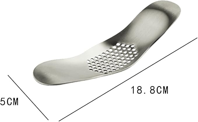 Garlic Rocker Crusher Mincer Press Dishwasher Safe, Stainless Steel