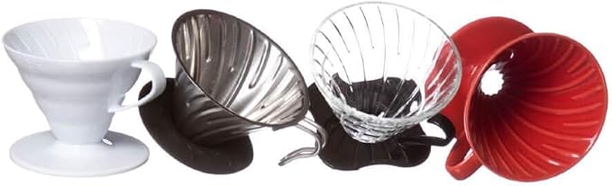 HARIO V60 Plastic Coffee Dripper, Size 02, Clear | Plastic