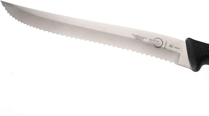Mercer Culinary M23407 Millennia Black Handle, 7-Inch, Utility Knife