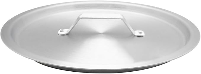 TrueCraftware- 140 qt. Aluminum Stock Pot Lid 24-7/8" x 1-1/4"-Pot Cover for Stockpots Soup Pots Stew Pots Commercial Cookware