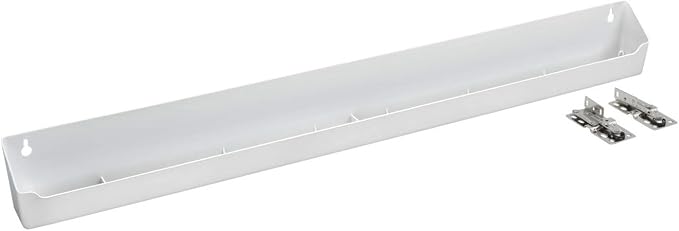 Rev-A-Shelf 30" Plastic Tip-Out Tray Organizer for Sink Base Cabinets | Home Kitchen and Bathroom Organization, Min Opening Width of 32.75", White, LD-6591-30-11-1