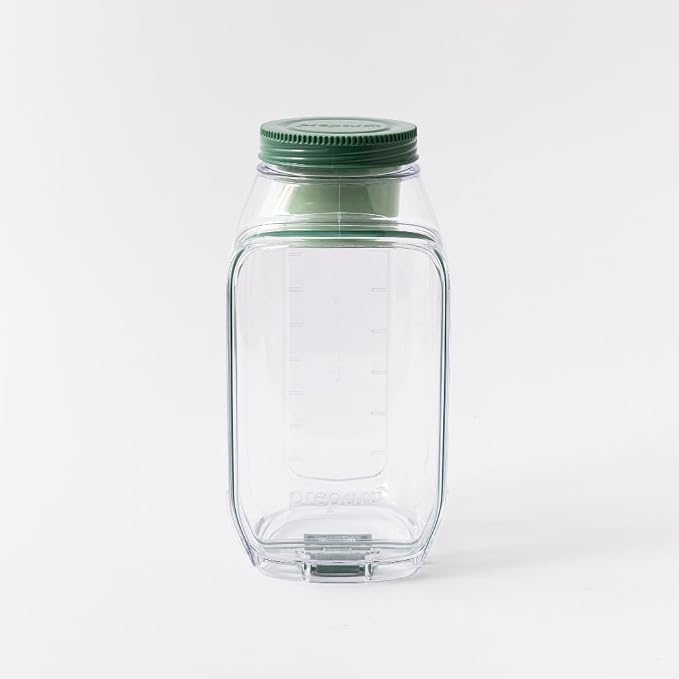 Prepara Classic Harvest Pod, 6 Cups, Green | Leakproof Meal Salad Jar On The Go