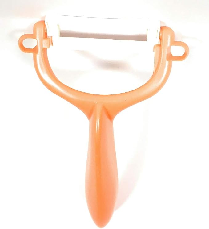 KYOCERA Fruit & Vegetable No-Rust, Ultra-Sharp Ceramic Y-Peeler | KYOCERA Ceramic Y-Peeler: Ultra-Sharp, Non-Corrosive Blade for Effortless Peeling – Ergonomic & Dishwasher Safe