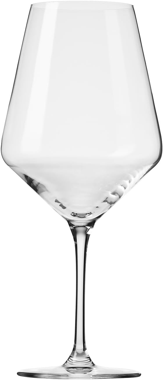 KROSNO Red Wine Glasses Set of 4, 24.7 oz, Avant-Garde Collection | Wine Tumbler, Lead-Free Crystal Glassware, Drinking Glasses, Elegant Cups, Home & Restaurant, Dishwasher Safe