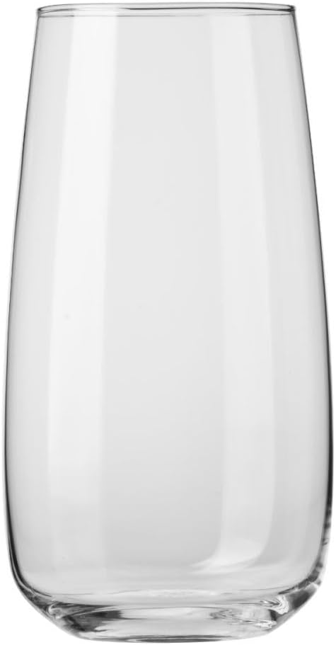 KROSNO Water Glasses Set of 6, 23.7 oz, Modern Collection | Drinking Glasses, Lead-Free Crystal Glassware, Juice Glasses, Water Glass Set, Dishwasher Safe, Made in Europe