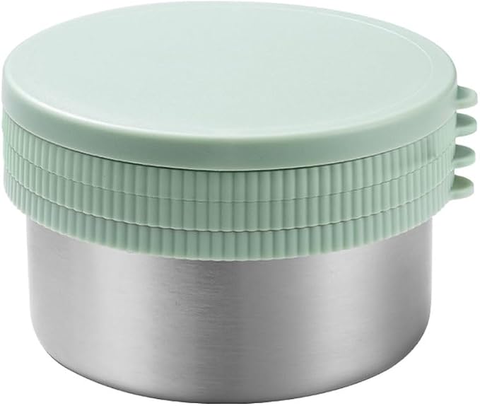 Cheese Grater with Container & Lid, Multi Functional Stainless Steel Box Grater, Handheld Grater Bowl for Kitchen,Lemon Zester for Parmesan, Cheeses, Ginger, Chocolate, Vegetables, Butter (Mint Green)