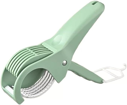 Herb Scissors, 5 Stainless Steel Blades Kitchen Salad Chopper, Dishwasher Safe Multi Veggie Fruit Cutter for Basil Chives