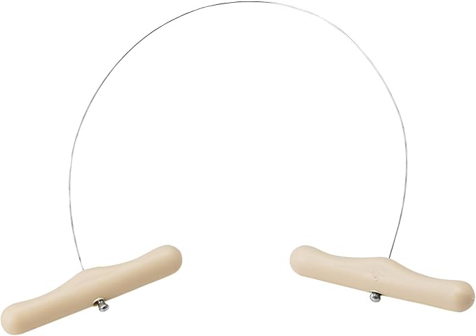 Fantes Cheese Wire Cheese Slicer, Stainless Steel, 12-Inches Long, The Italian Market Original since 1906