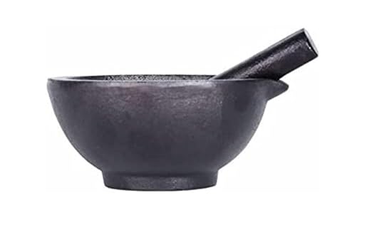 Lifespace Cast Iron Mortar & Pestle