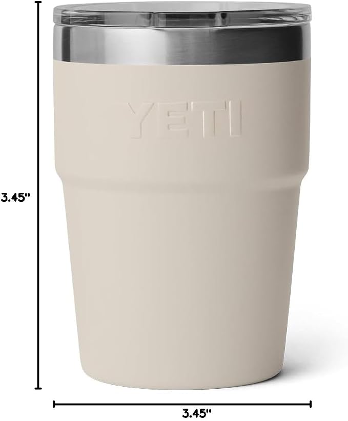 YETI Rambler 16 oz Stackable Tumbler, Vacuum Insulated, Stainless Steel with MagSlider Lid | Stackable