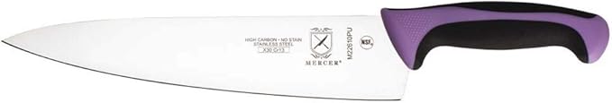 Mercer Culinary Millennia Color Handle Cutlery 10" Chef's Knife Purple