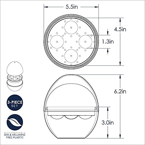 Nordic Ware Microwave Egg Boiler (Pack of 3)