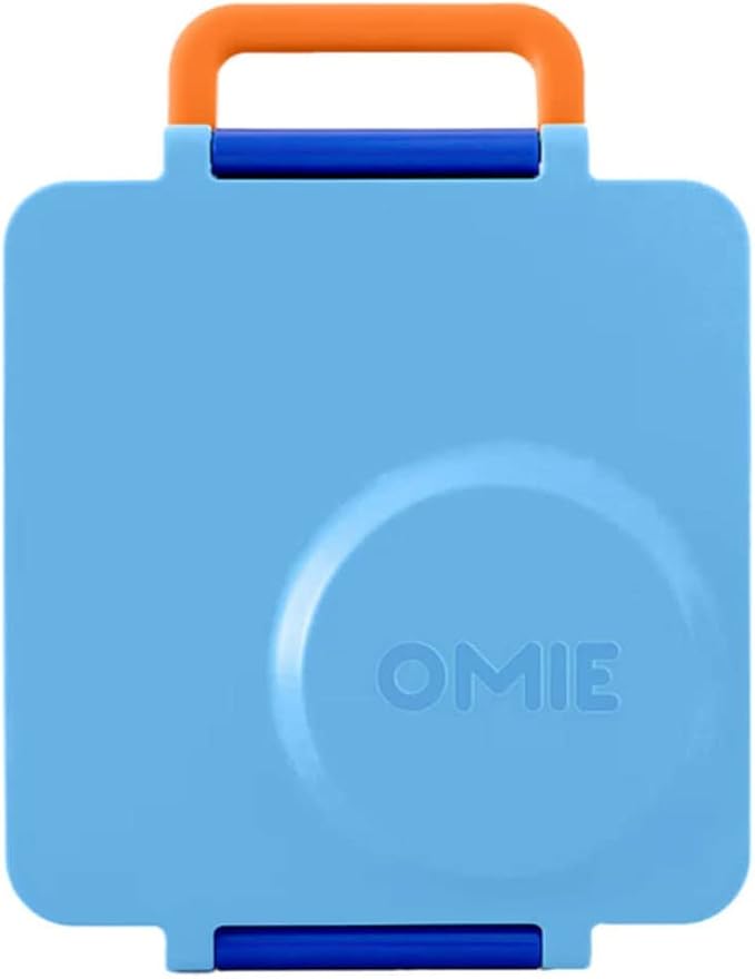 Omie OmieBox Kids Insulated Leakproof Bento Lunch Box with Food Jar (Blue Sky)