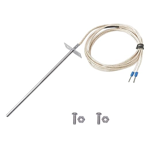 RTD RTD Temperature Probe Sensor Grill, Replacement Parts for Traeger Digital Thermostat, Temperature Probe Compatible with Traeger Wood Pellet Grill