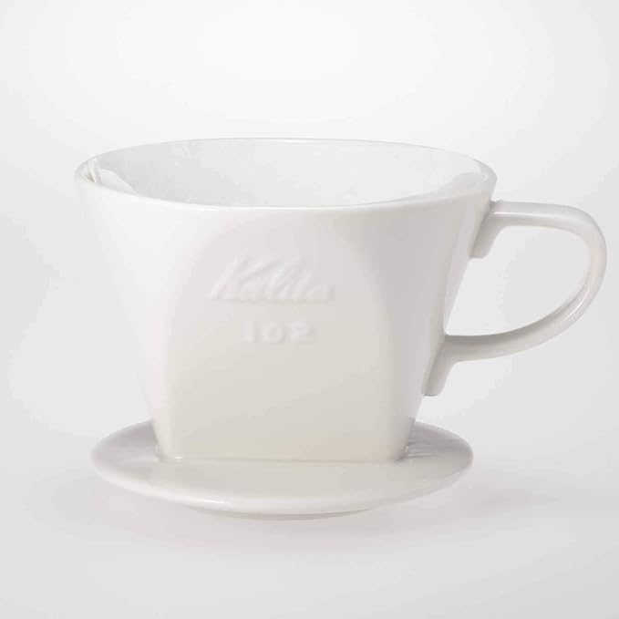 Kalita - 2001 Kalita 102 Ceramic Dripper Coffee Dipper, white | Coffee Dipper
