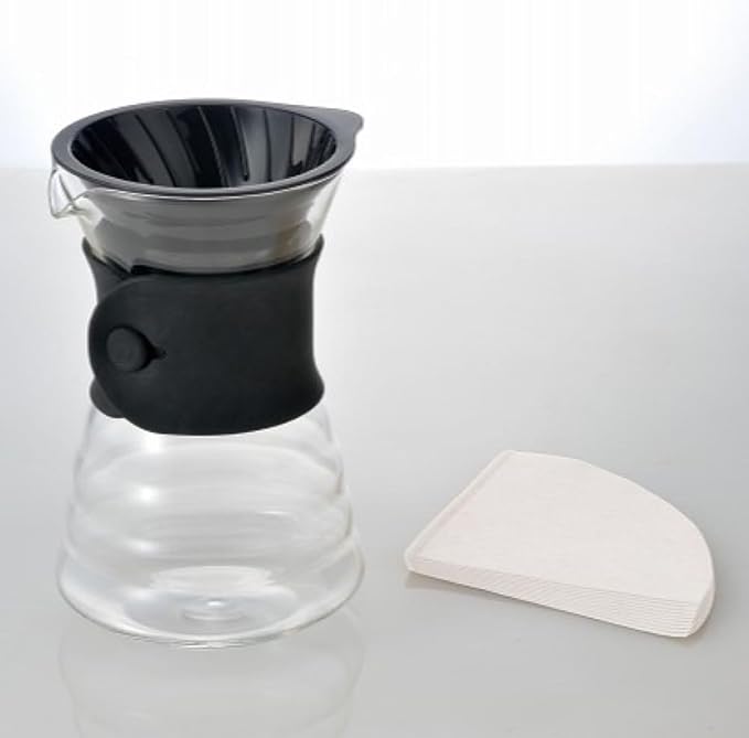 Hario V60 Drip Coffee Decanter, 700ml, Black