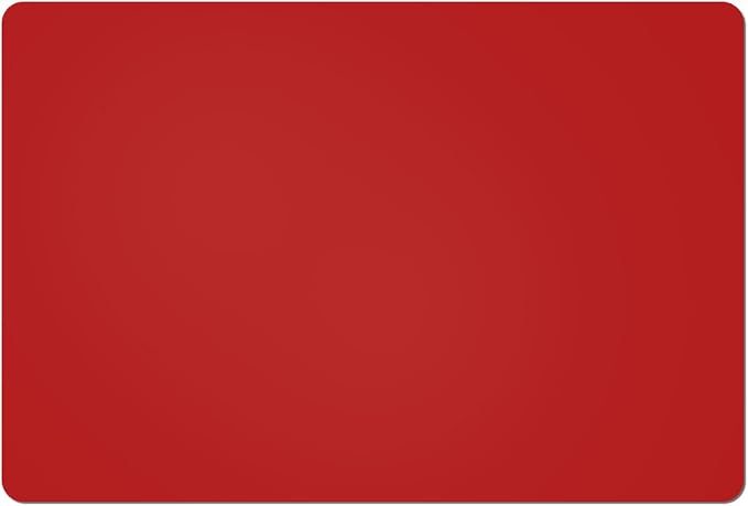 Red Silicone Mats for Kitchen Counter, 23.6" by 15.7" Multipurpose Mat, Counter Table Protector, Desk Saver Pad, Placemat Nonstick Nonskid Heat-Resistant Pad