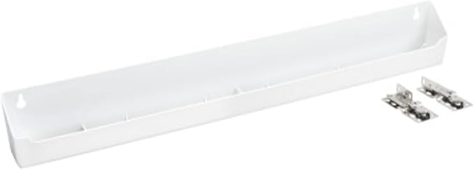Rev-A-Shelf 24" Plastic Tip-Out Tray Organizer for Sink Base Cabinets, Home Kitchen and Bathroom Organization, Min Opening Width 26.5", White, LD-6591-24-11-1