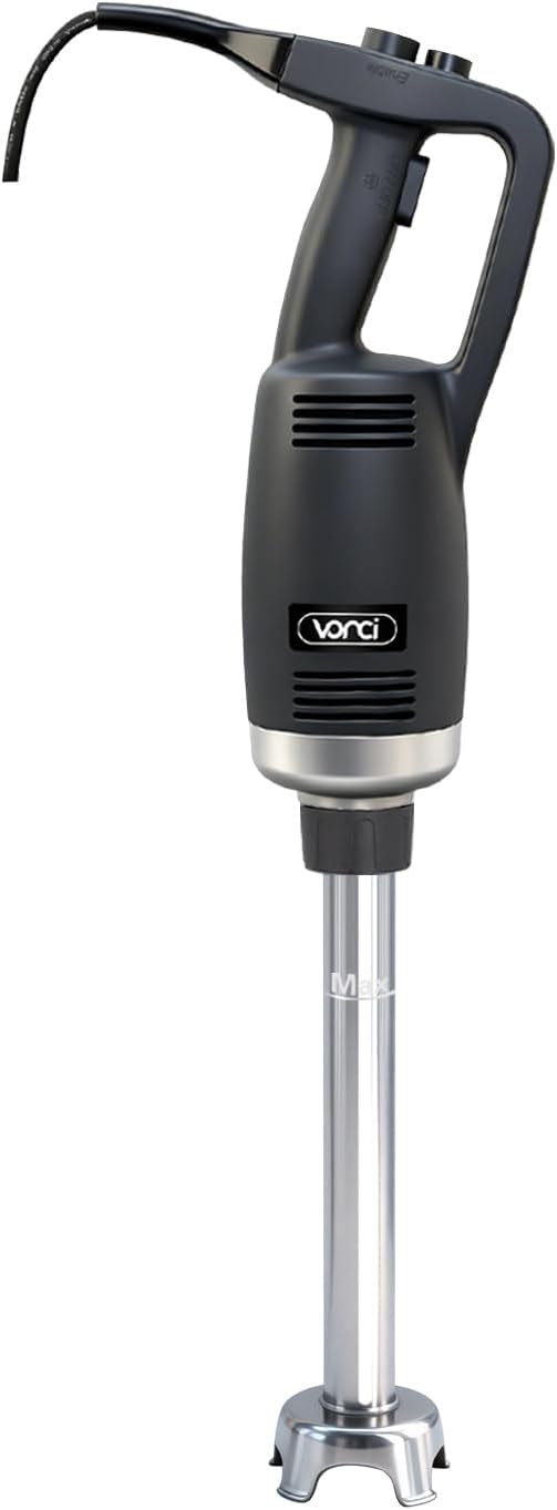 VONCI 750W Commercial Immersion Blender, Handheld Stick Mixer with 18" Detachable Shaft, Variable Speed 8000-19000RPM, Sharp SUS Blade, Extra Heavy Duty Hand Mixer for Restaurant Kitchen.