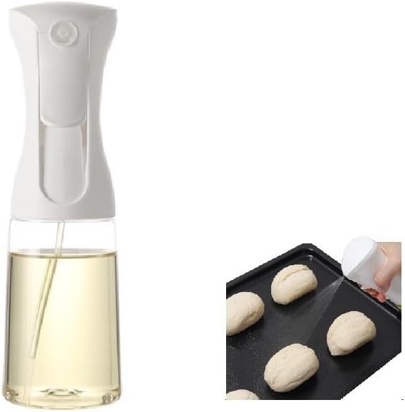 oil spray 200ml PET food grade bottle Fine Mist Spray Bottle for Air Fryer, Olive Oil, Healthy Nonstick Frying, Commercial & Home Kitchen Use (200ml PET bottle 998)
