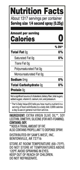 Member Marks Olive Oil Cooking Spray, 7 oz., 2 pk.
